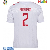 Danska Joachim Andersen #2 Gostujuci Dres EP 2024 Kratak Rukav